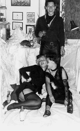 0089Party bei Gitti Juli 1985 Krischan Solvej Claudia