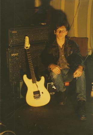 0154Krischan im Proberaum Rauchhaus 1987