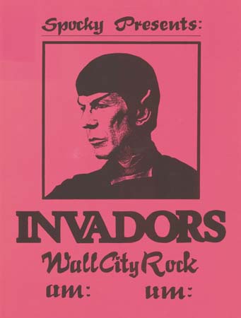 0186Veranstaltungsplakat Invadors 1988